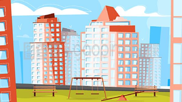 新楼区与地标 现代城市建筑群的演化与象征