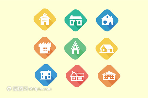 房屋建筑图标 设计与意义