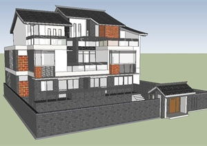 融合东方神韵与现代风尚 探索现代中式别墅住宅的建筑魅力